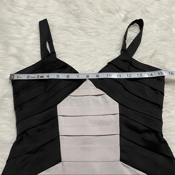 BCBGMAXAZRIA Black and Gray Dress - Picture 6 of 11